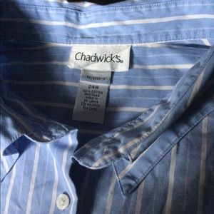 Women plus size button shirt